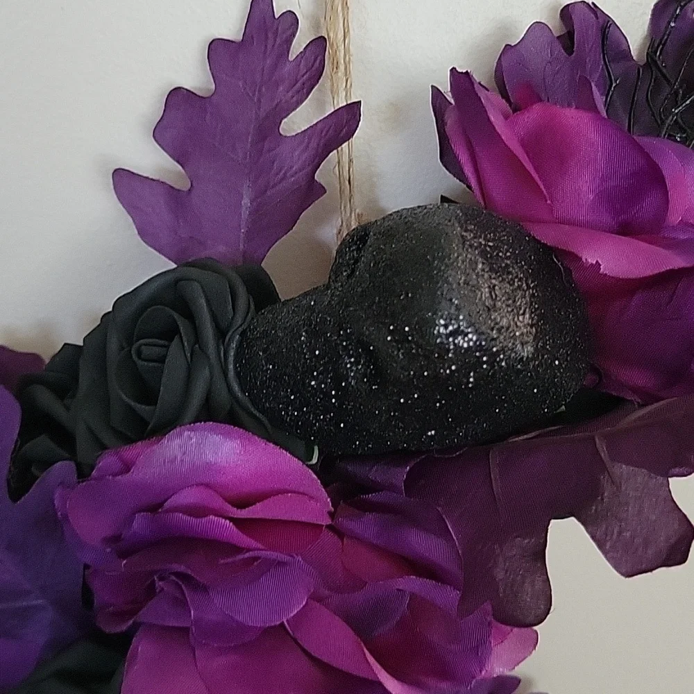 Handmade crescent wreath
